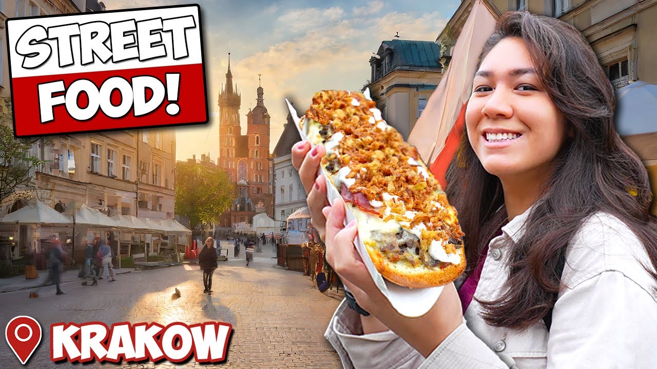 Польская уличная гастрономия! (Впервые в Кракове, Польша)