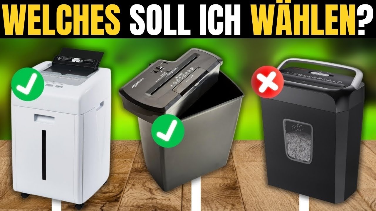 Die Besten Aktenvernichter 2026 [KAUFE Keinen, Bevor Du Das Gesehen Hast]