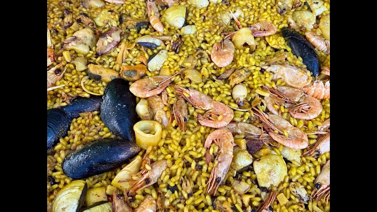 PAELLA MARINERA CON PRODUCTO CONGELADO Y SUPER RICA!!!