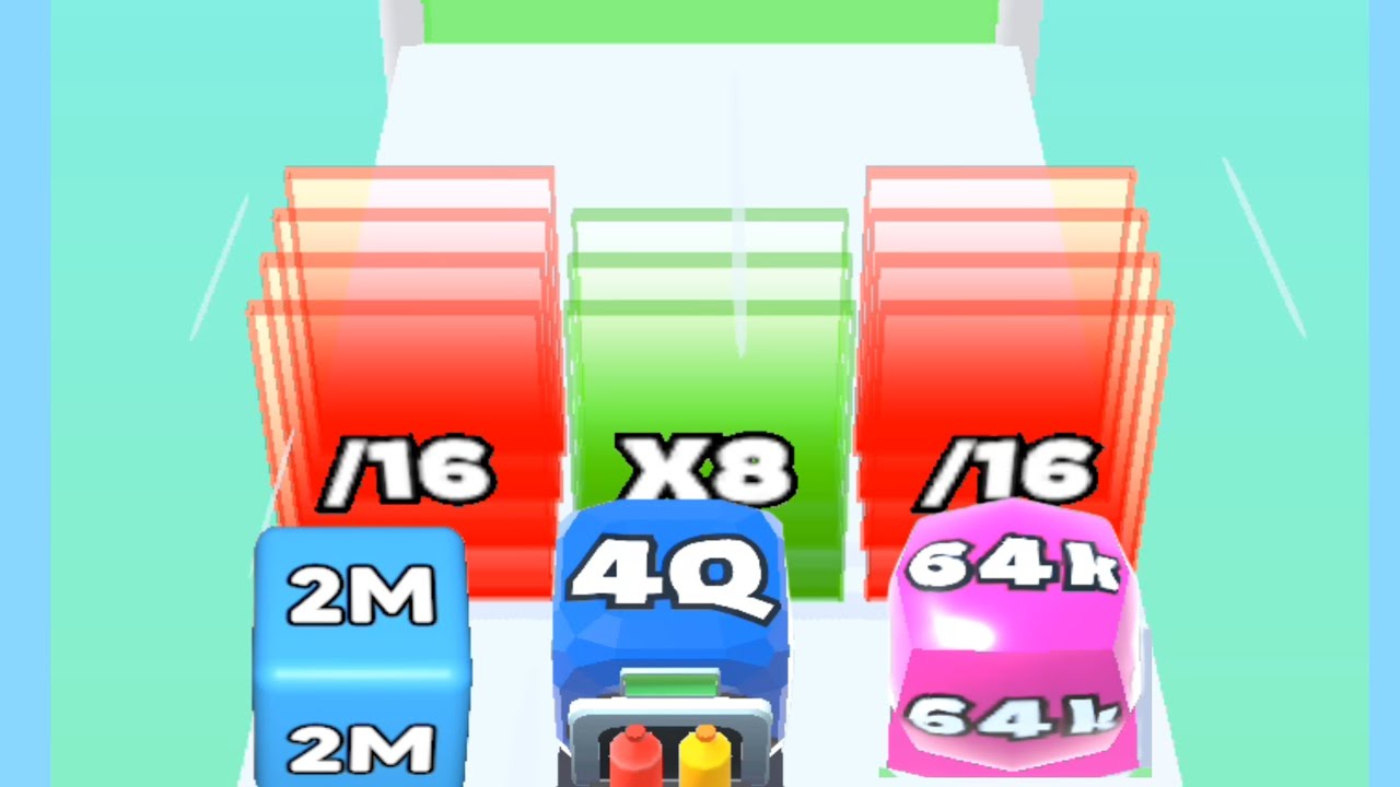 Jelly Run 2048 gameply ultimate jelly running jelly run mode a 64k 4Q 2M jelly Cube run merge 