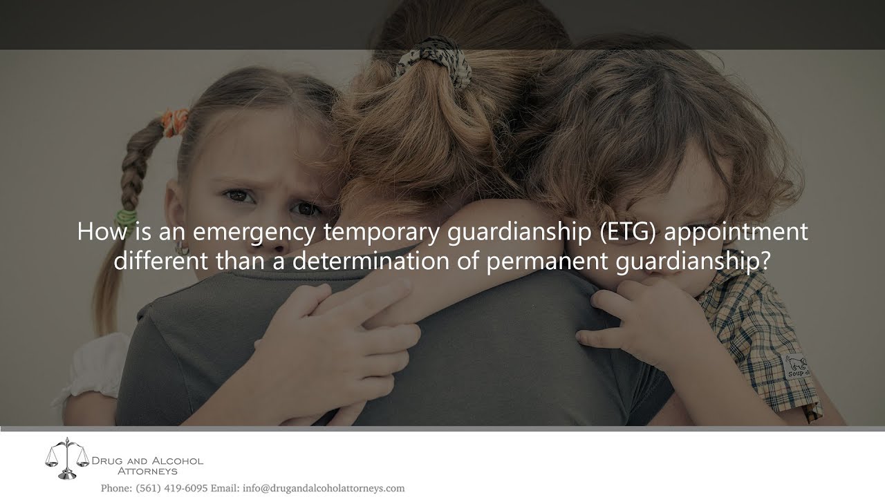 How is an emergency temporary guardianship (ETG) appointment different than a...
