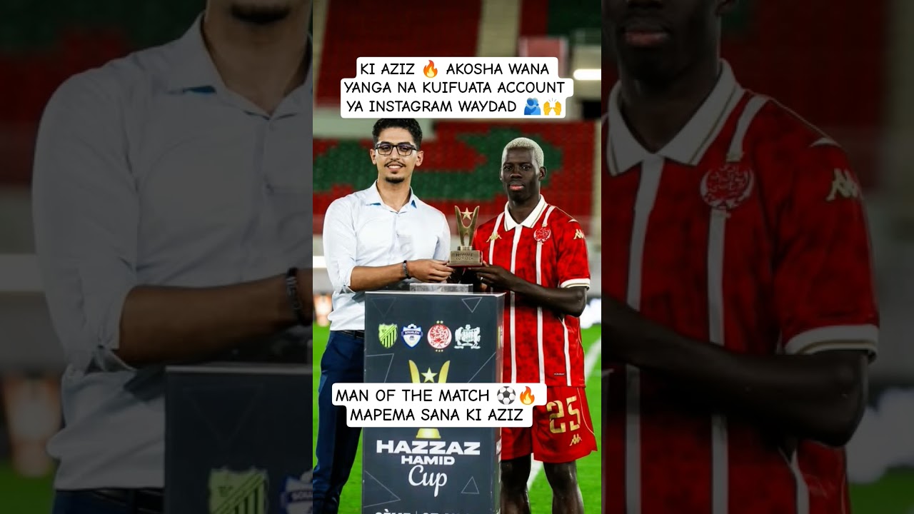KI AZIZ 🔥⚽ MAN OF THE MATCH.... #simba #yanga #viralvideo #football