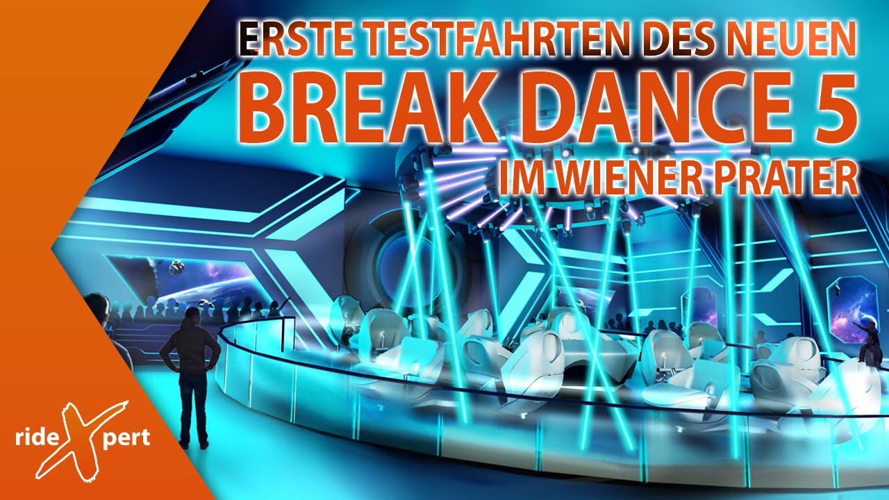 Erste Testfahrten des neuen LASERDANCE  Break Dance 5 im Wiener Prater + Operator View| by RideXpert