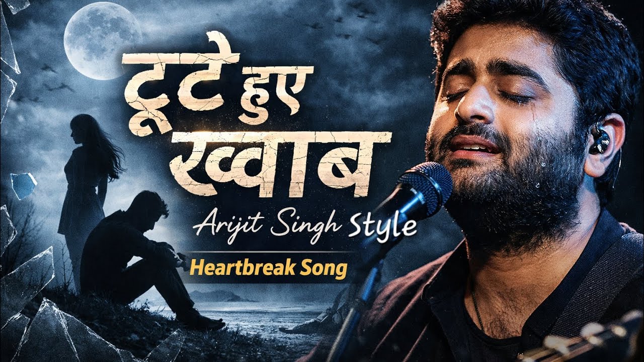 Toote Hue Khwaab ✨💔 Arijit Singh Style |New Sad Song 🎶