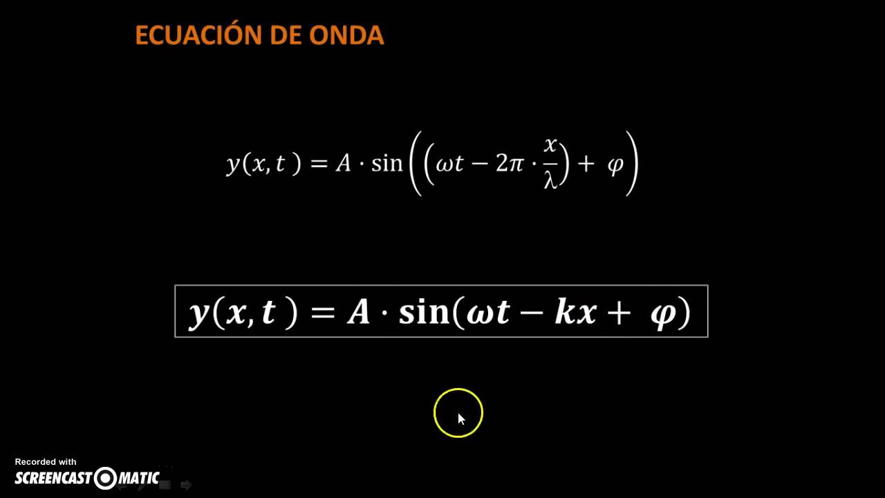 Ecuaci&oacute;n de onda