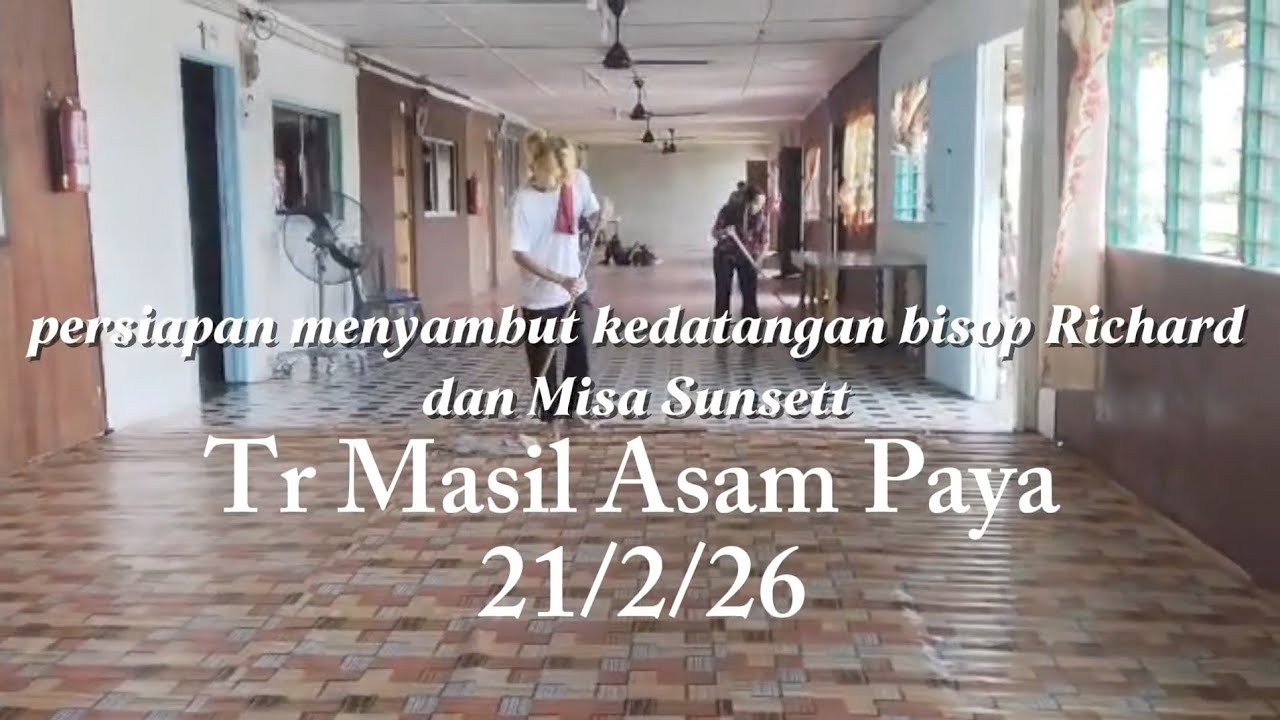 (Exclusive)Misa Sunsett Di Rumah Panjang Masil Asam Paya, #fyp #katolik 