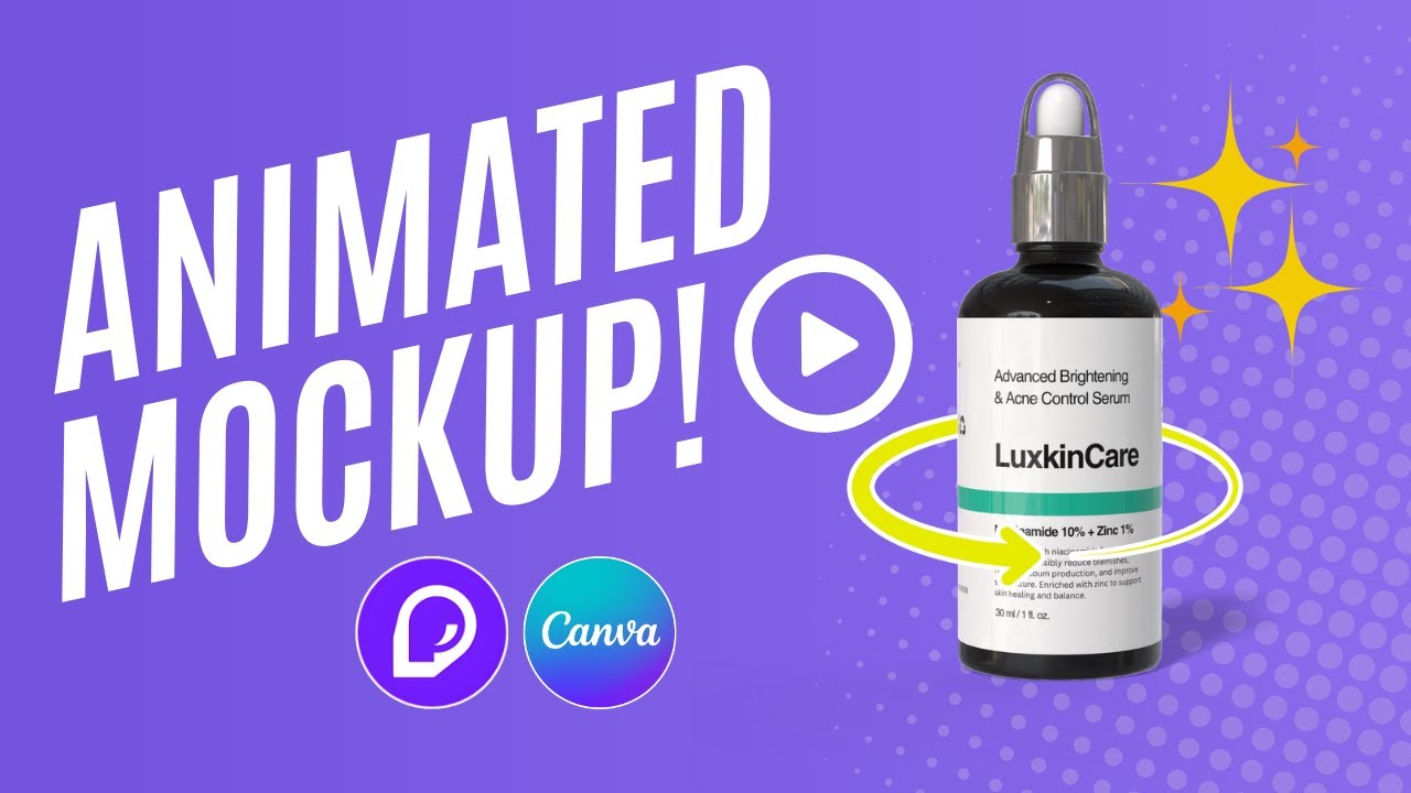 Create Stunning Animated Skincare Mockups with Pacdora and Canva Easily