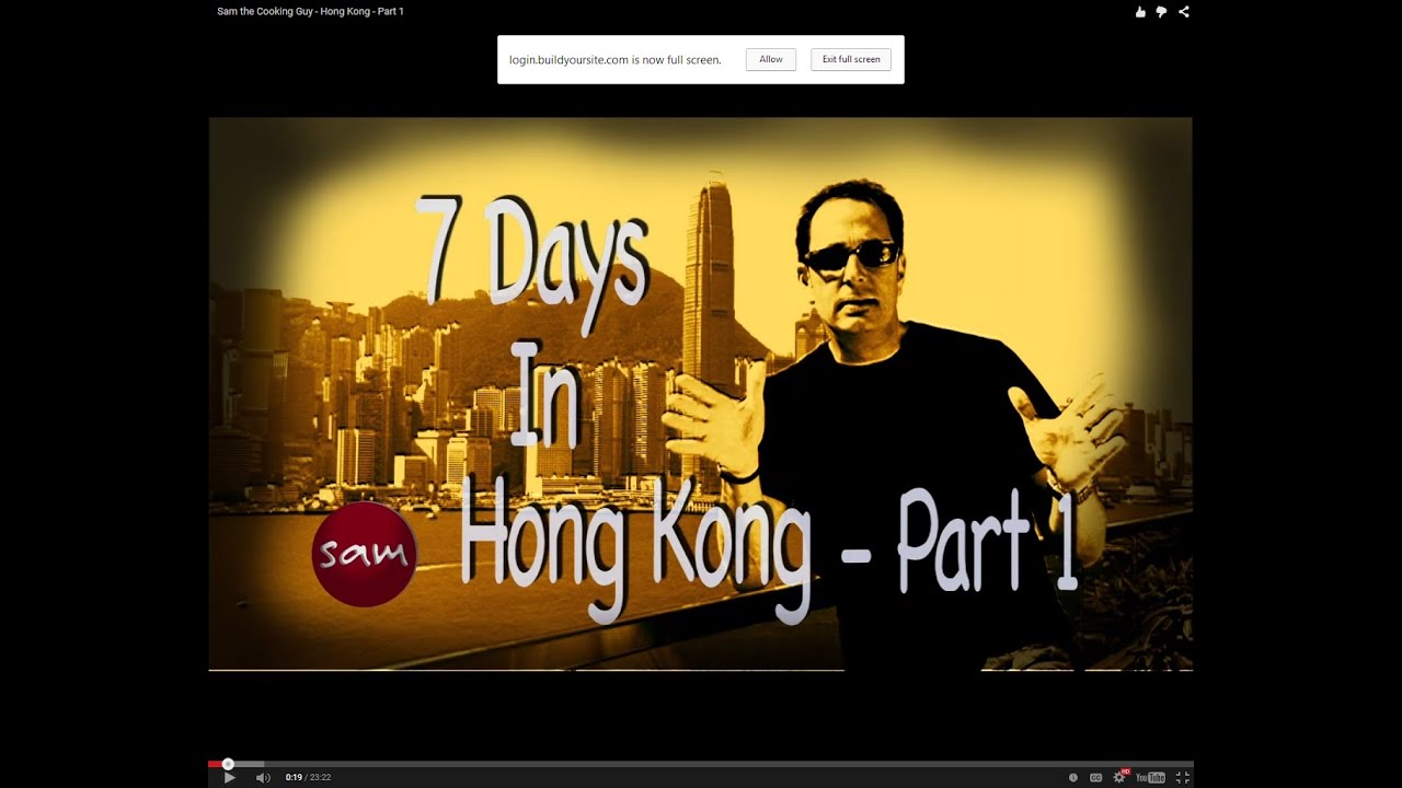 Sam the Cooking Guy - Hong Kong - Part 1