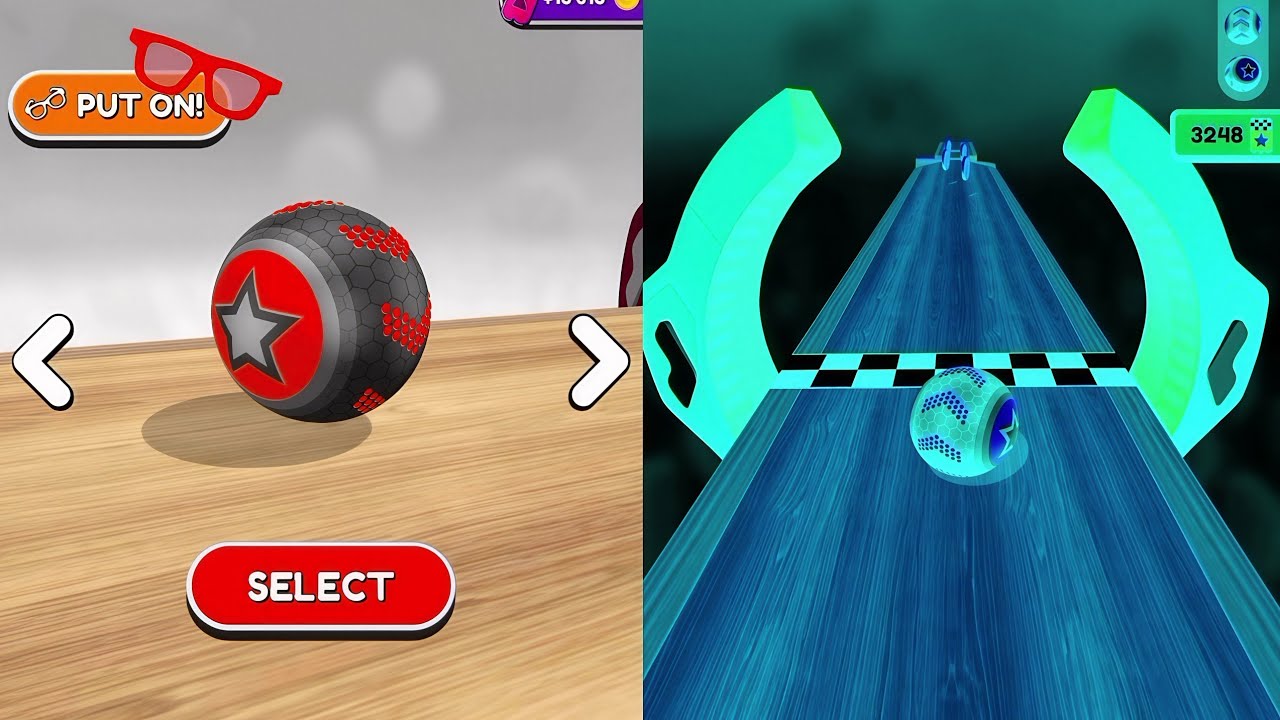 Going Balls Vs Reversed Video Gameplay Super SpeedRun #104