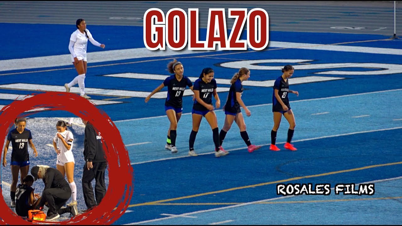 Unfortunate Injury - West Hills vs Academy Our Lady of Peace Girls Soccer