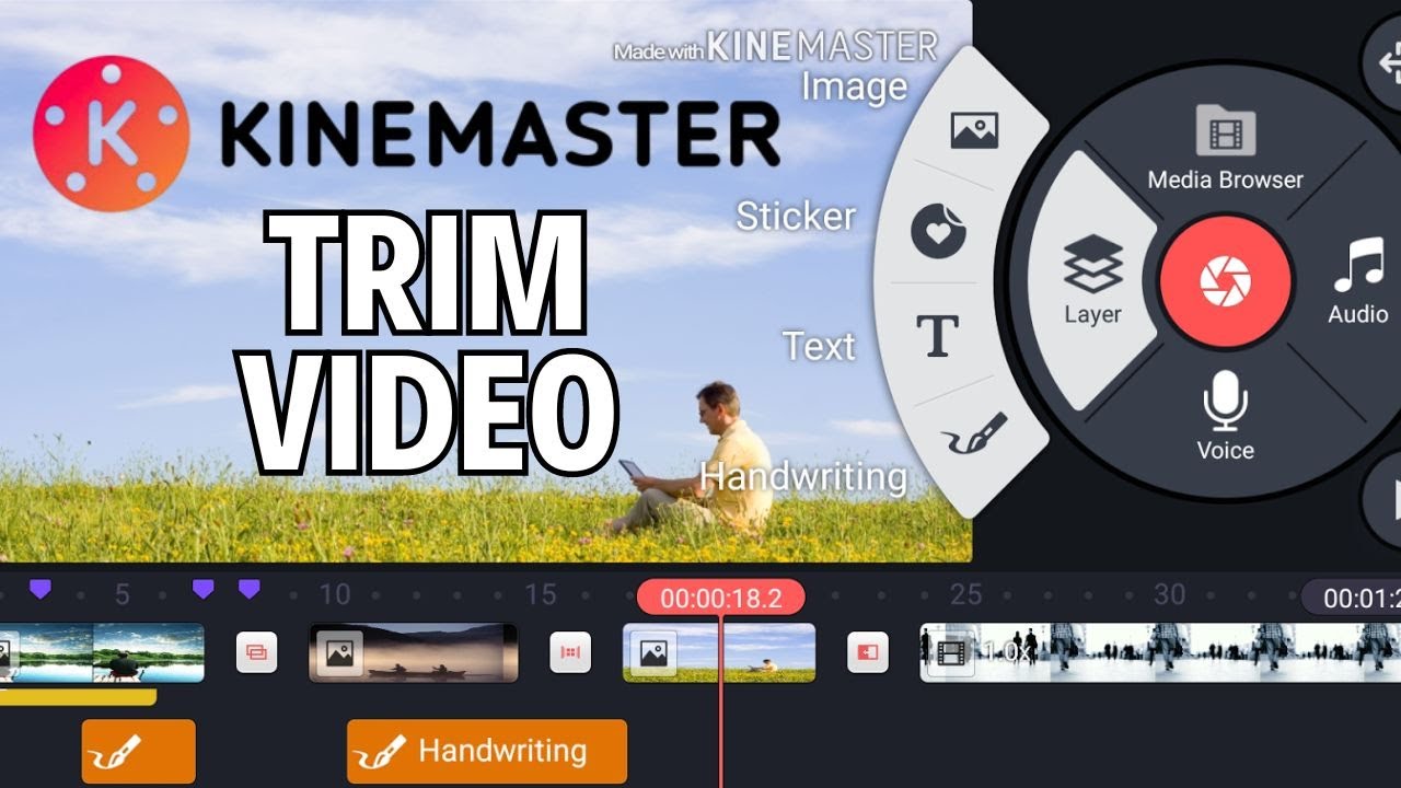 How to Trim video in Kinemaster 2024?