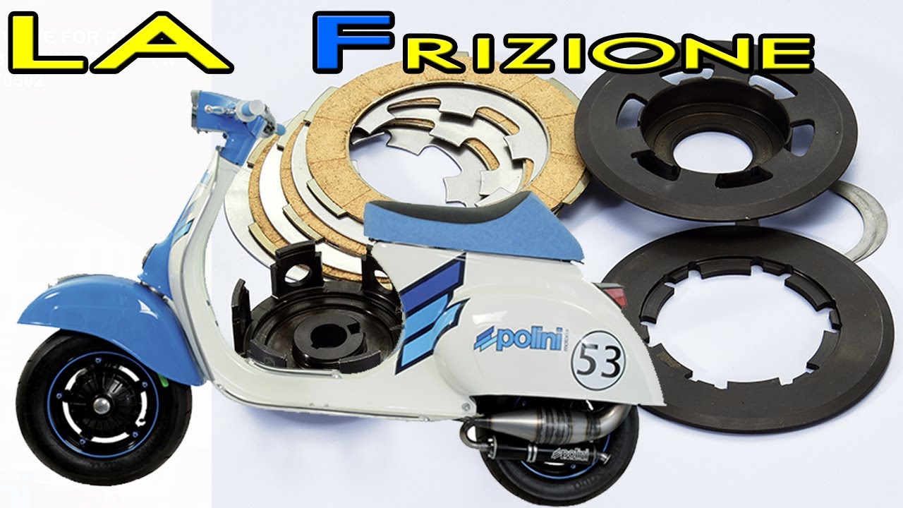 Montaggio frizione Polini con molla WAVE Vespa Small Frame | #tutorial