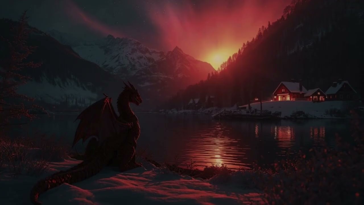 Welsh Dragon Ambience │ Peaceful Piano Background Music for Sleep & Study