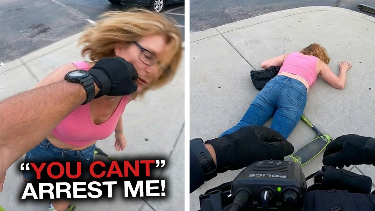 Racist Karen Realizes She&rsquo;s Being Arrested