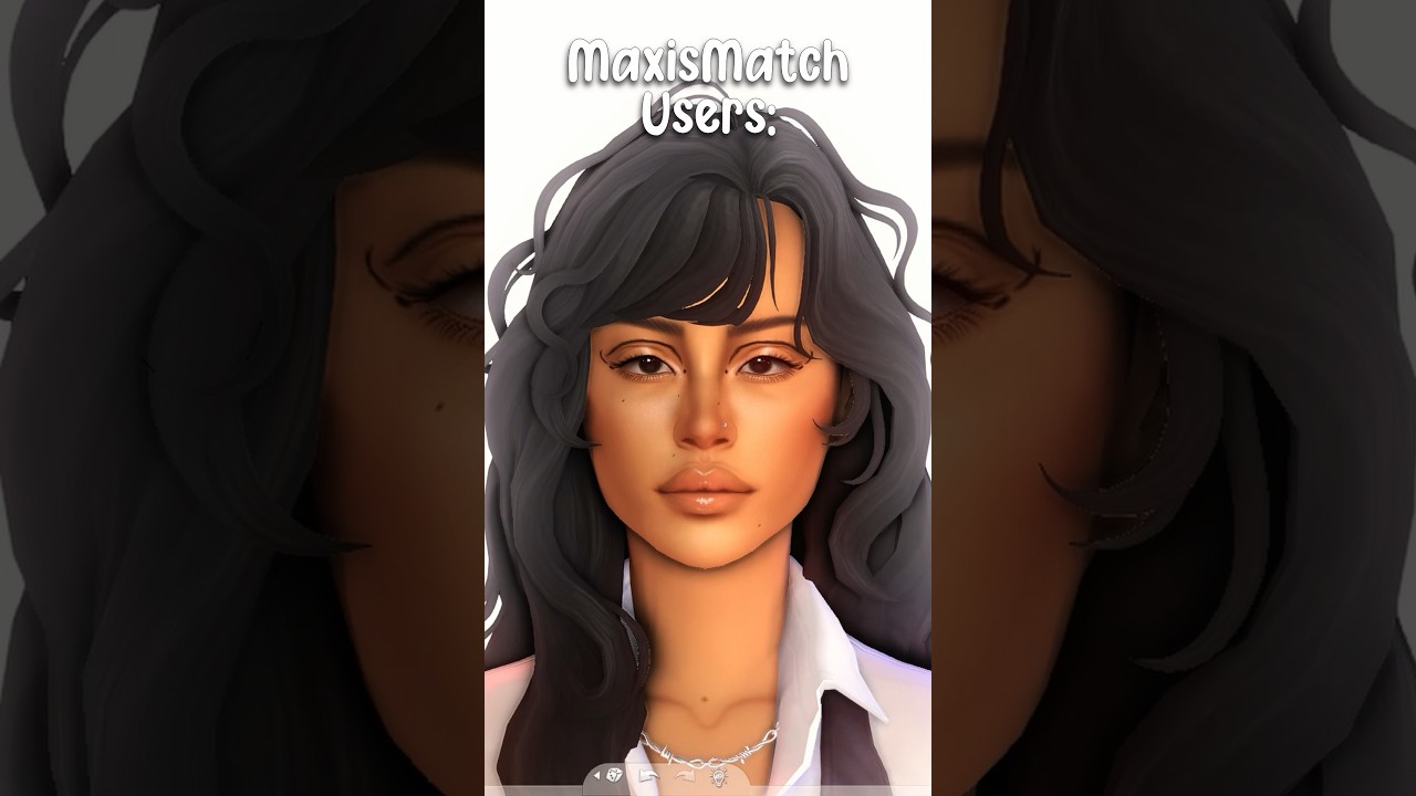 МАТЧ АЛЬФА CC против MAXIS | The Sims 4 #sims #thesims #shorts