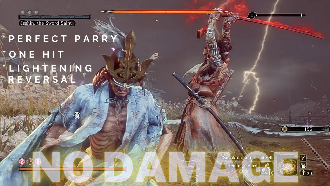 SEKIRO - Isshin, The Sword Saint NO DAMAGE, NO PROSTHETICS.....NO CHEESE |