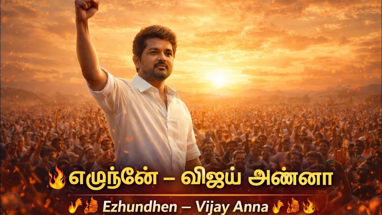 🔥 Ezhundhen – Vijay Anna | Inspirational Tamil People’s Anthem | Political Mass Song