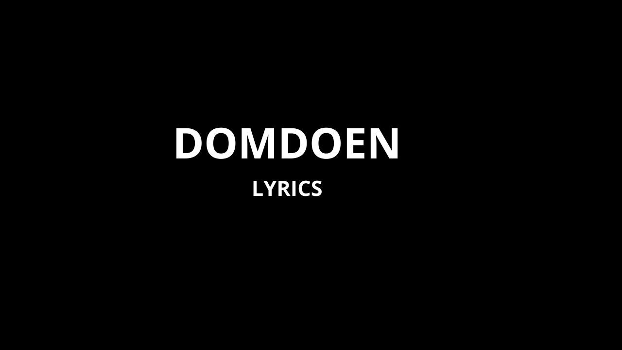 Henkie T &ndash; Dom Doen ft. Jonna Fraser lyrics+audio