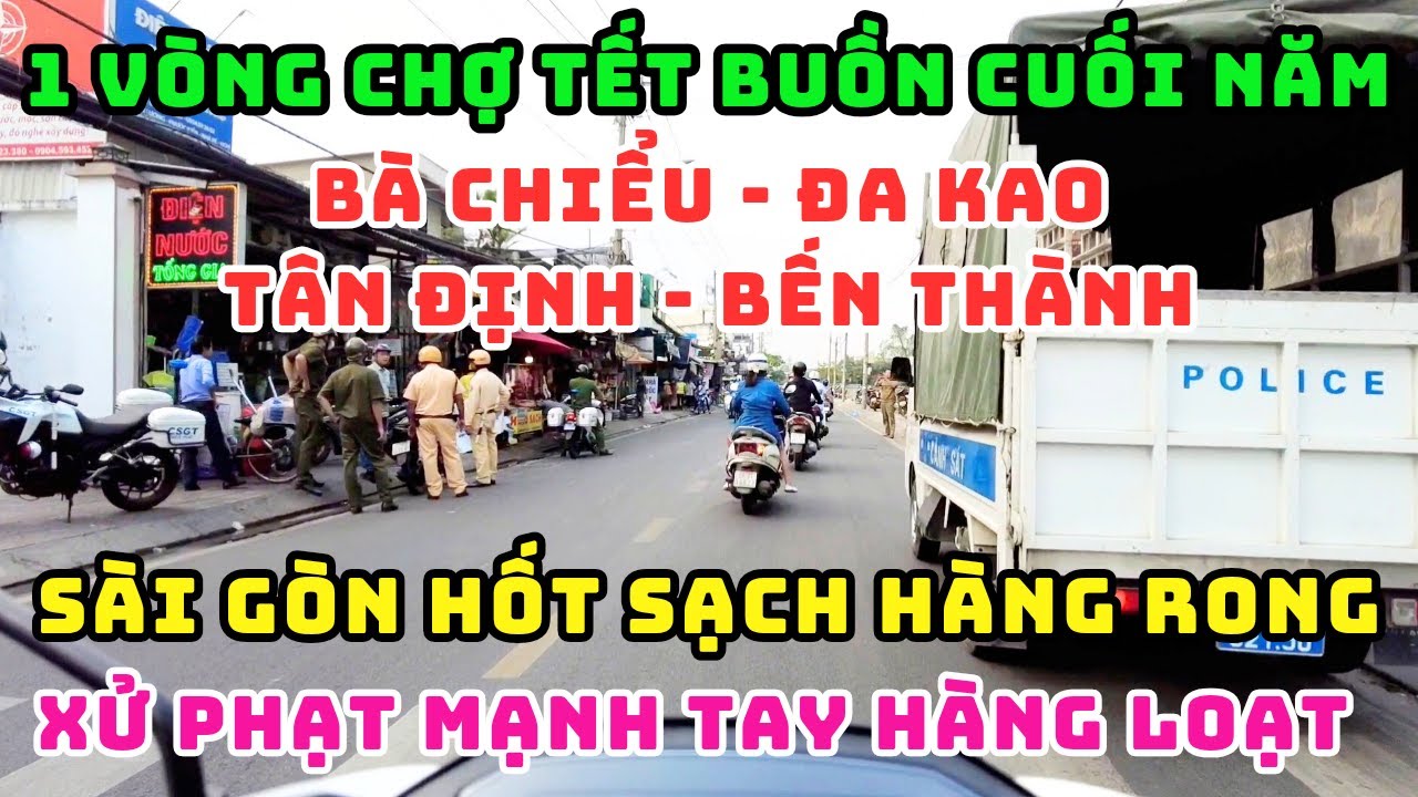 TẾT BUỒN XÓM CHỢ! HÀNG RONG CHẠY TÁN LOẠN, CÔNG AN RA QUÂN HỐT SẠCH VỈA HÈ ĐÓNG SẠP NGHỈ BÁN HẾT RỒI