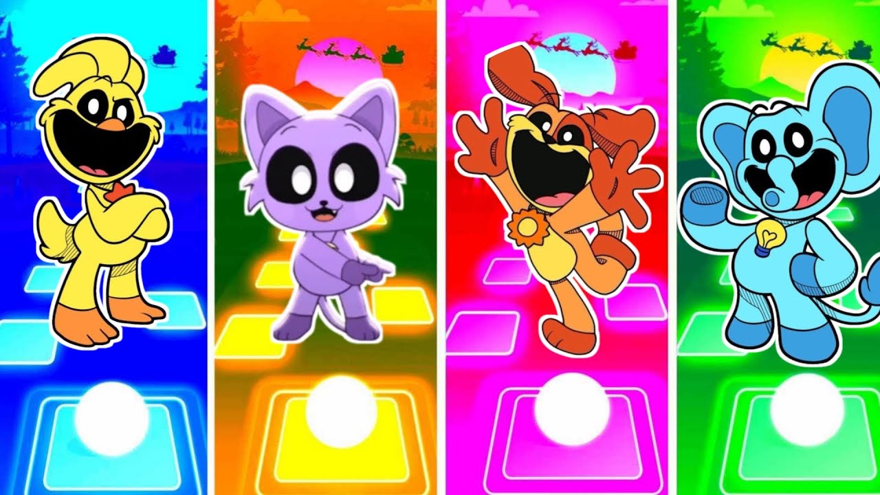 Poppy Playtime chapter 3The Catnap Rising Dogday Kickin Chicken Bubba Bubbaphent Tiles Hop