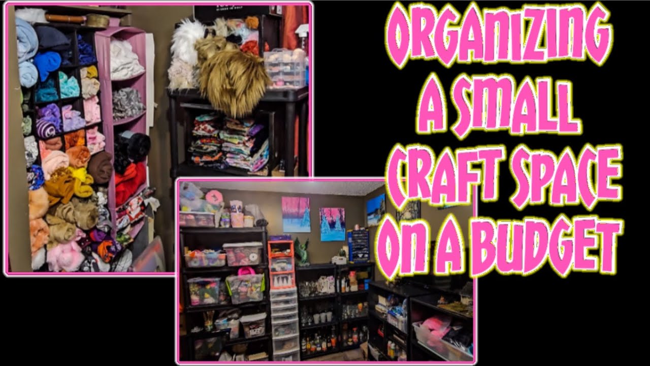 ORGANIZING A SMALL CRAFT SPACE ON A BUDGET