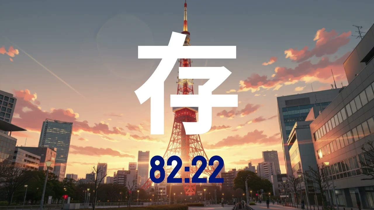 KANJI Timer 90min. | 存