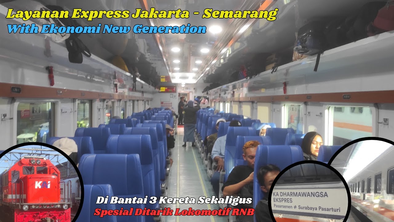 LAYANAN EKSPRES LINTAS JAKARTA - SURABAYA | Naik Ka Dharmawangsa Ekonomi New Gen Jakarta - Semarang