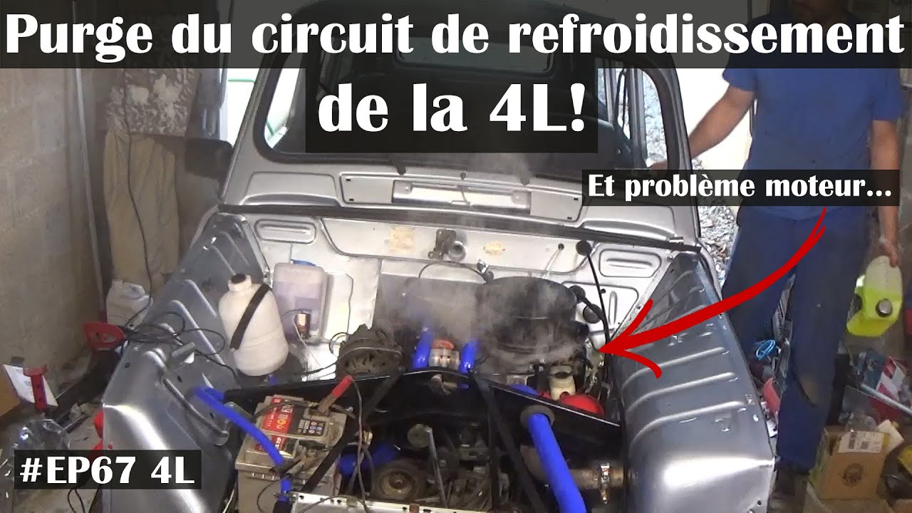 Je PURGE le système de REFROIDISSEMENT et je RESSERRE la CULASSE! - #EP67 4L