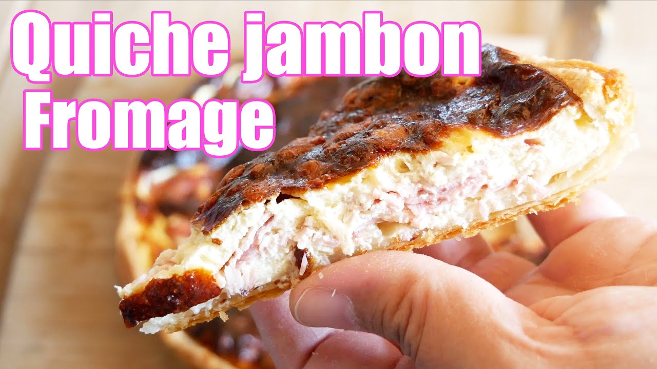 Quiche jambon fromage rapide 🧀