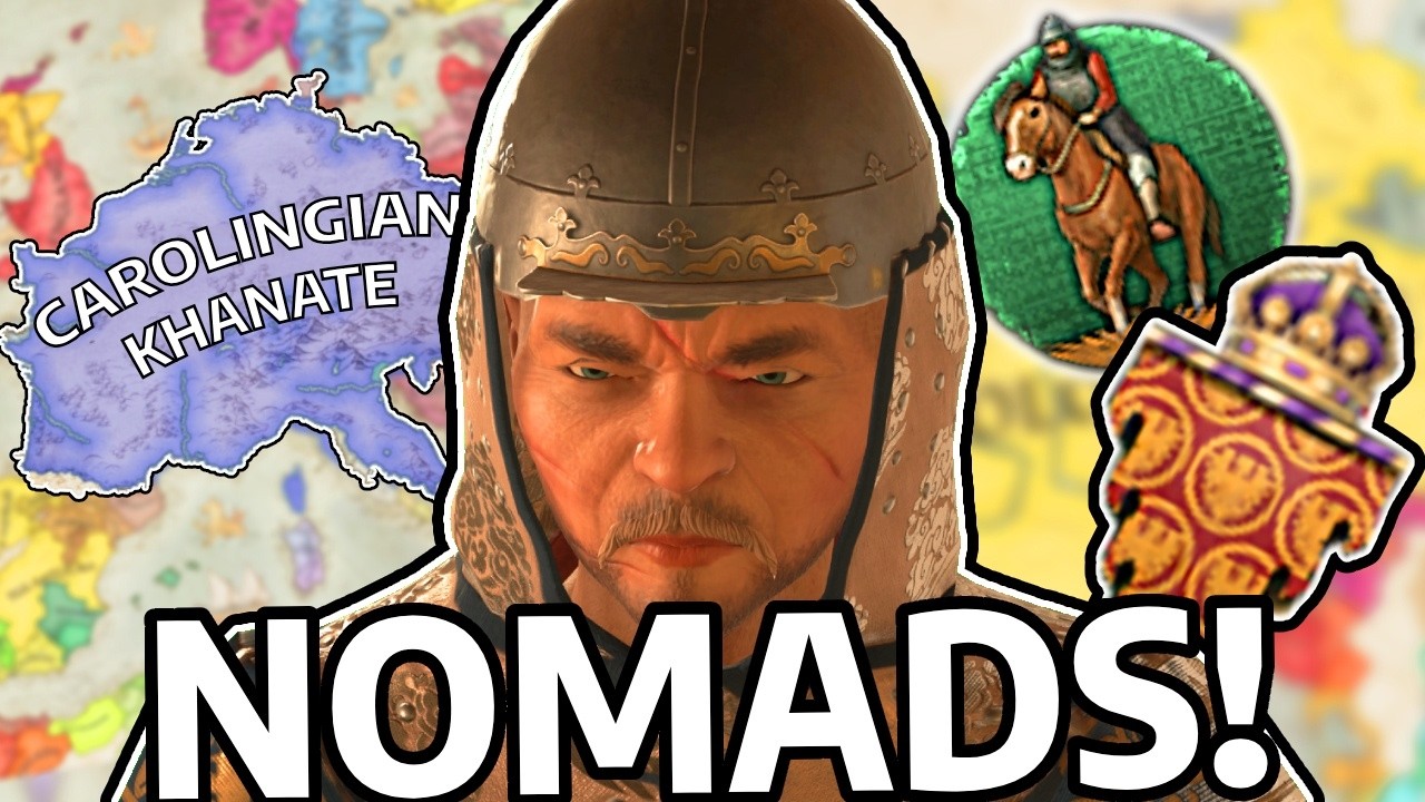 Я стал КОЧЕВНИКОМ, чтобы восстановить КАРЛИНГОВ в новейшем DLC CK3!