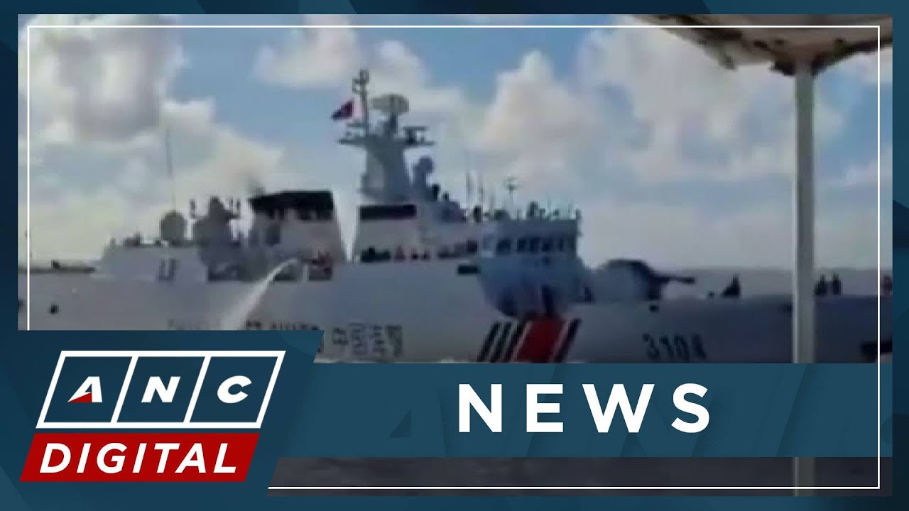 Китайское судно снова обстреляло водометами судно PH в Бахо-де-Масинлок | ANC