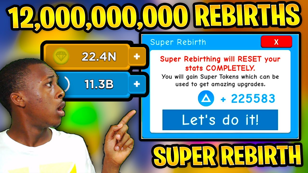 ⚡I SUPER REBIRTHED AT 12 BILLION REBIRTHS IN MAGNET SIMULATOR [FINALE]