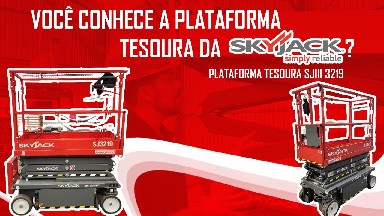 PLATAFORMA TESOURA  SJIII 3219 SKYJACK- BR PLATAFORMAS
