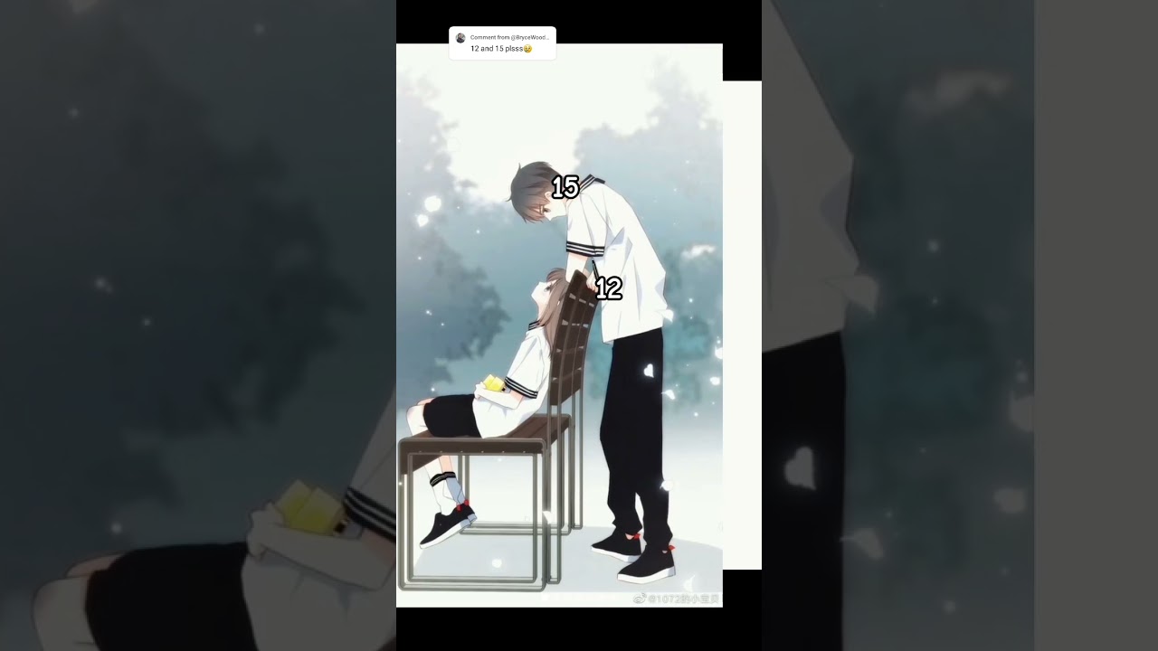 3 year age gap future couple 🥰 they're made for each others... #manhwa #agegap