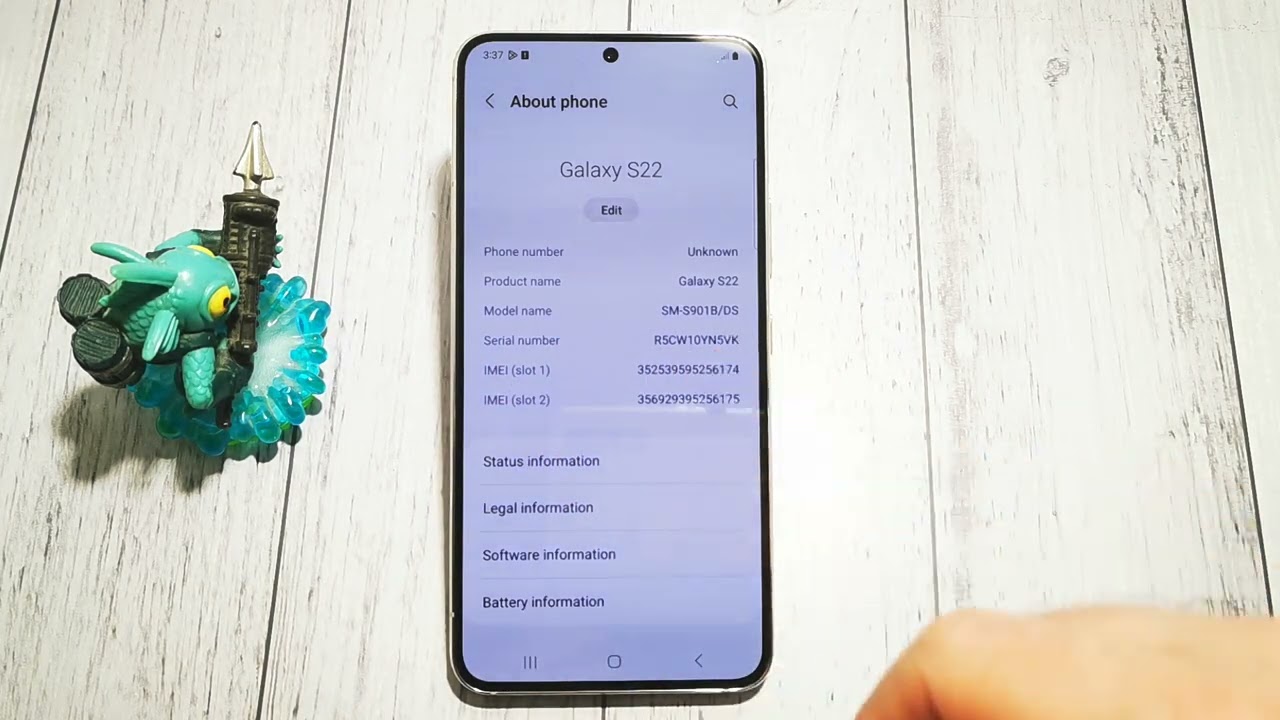 SAMSUNG GALAXY S22: How to check phone's model name | Quick Guide