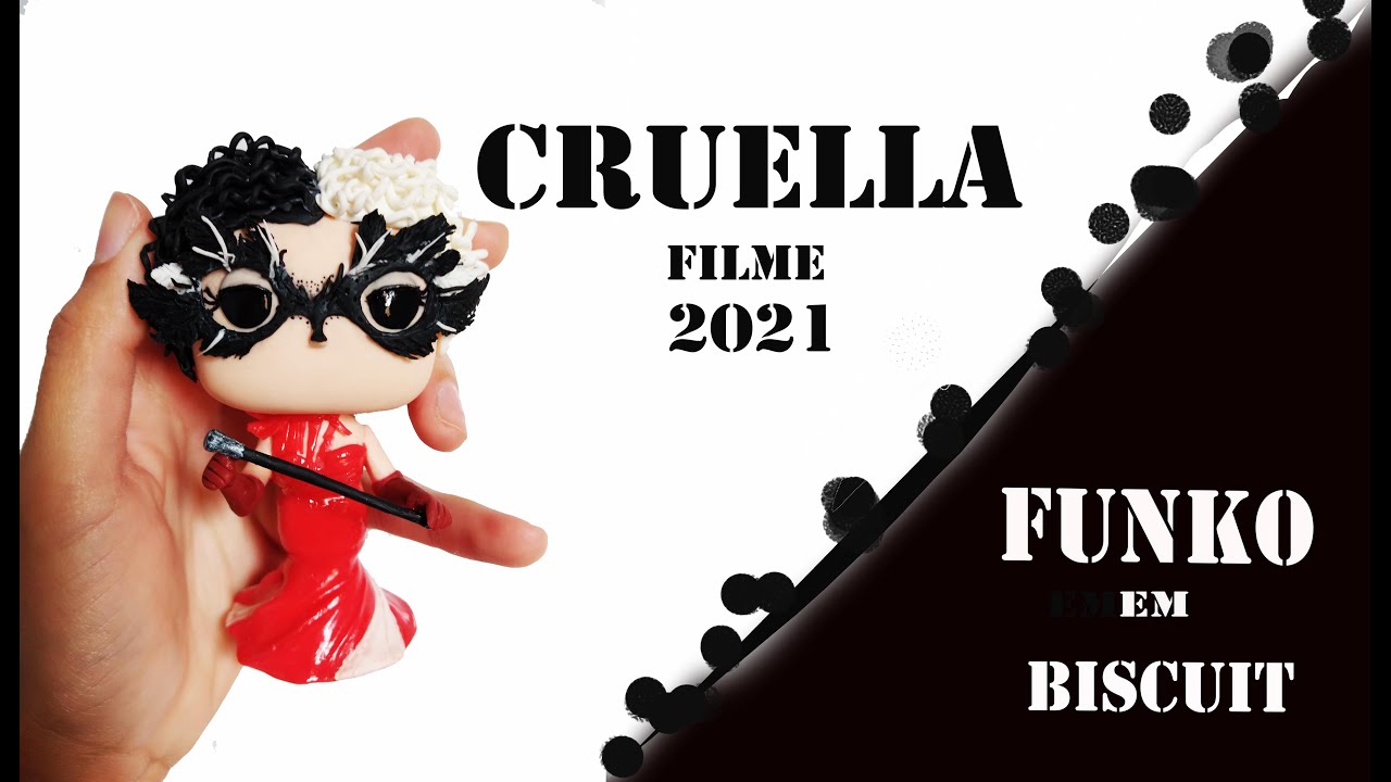 Como Fazer Funko da CRUELLA Filme 2021 em BISCUIT!
