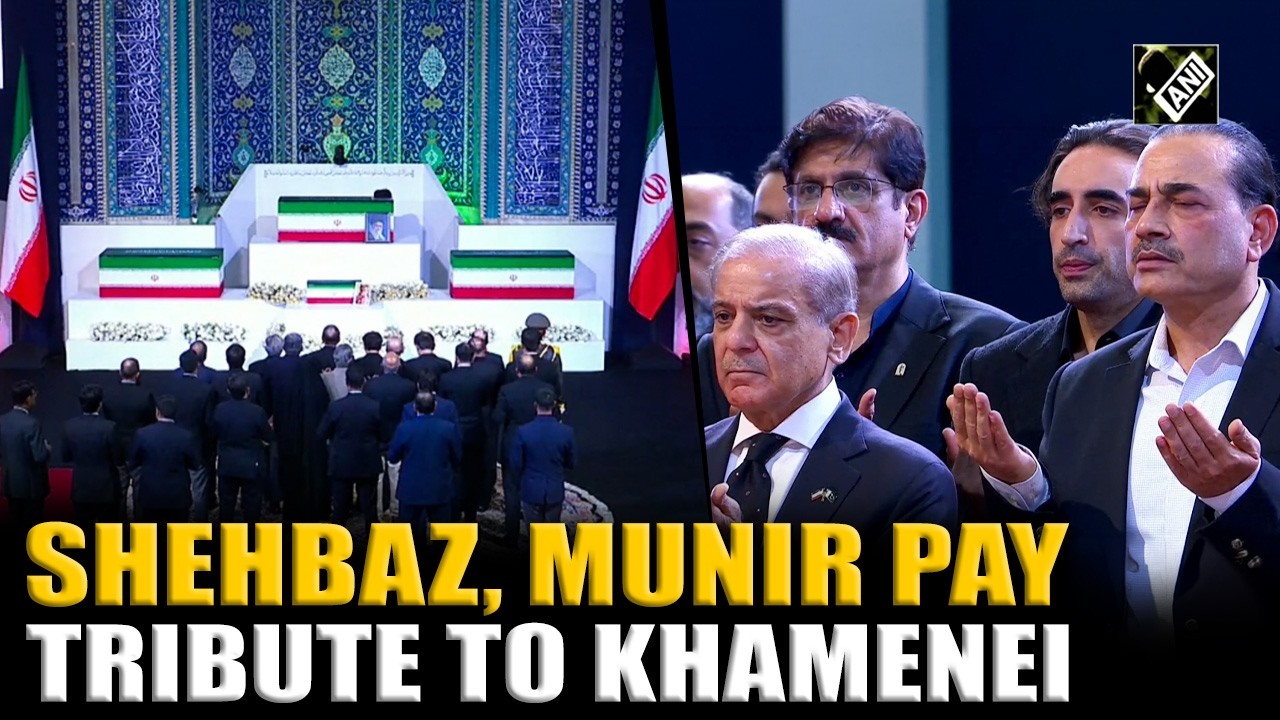 Watch! Pak PM Shehbaz Sharif, Army chief Asim Munir pay tribute to late Ali Khamenei