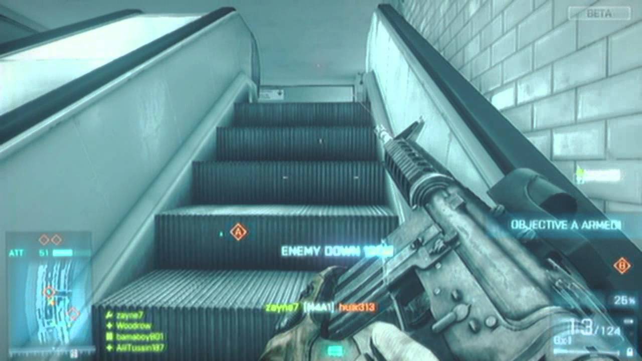 BATTLEFIELD 3 CONSOLE PS3 BETA GAMEPLAY!!!