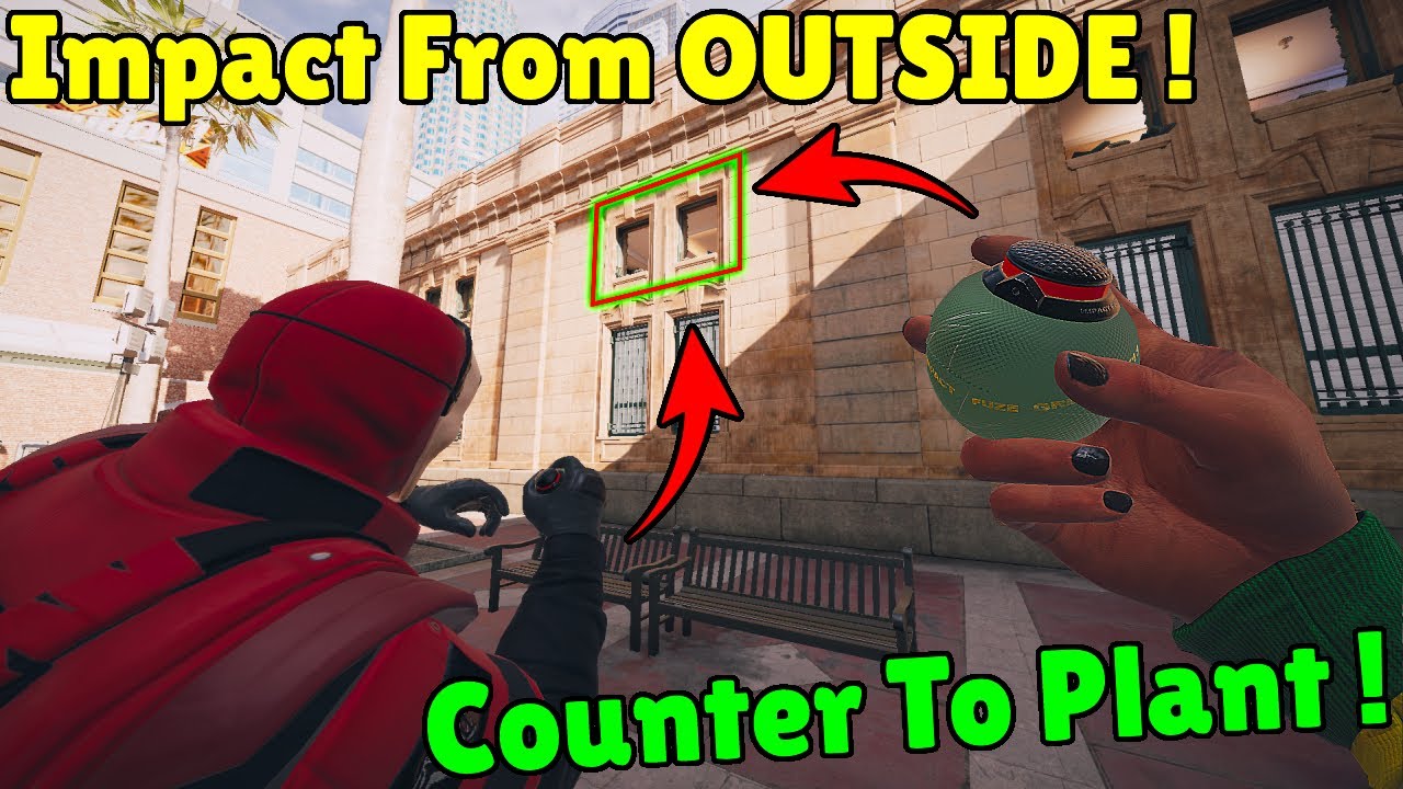*1000 IQ* Impact From Outside To Counter Attackers Plant - Rainbow Six Siege