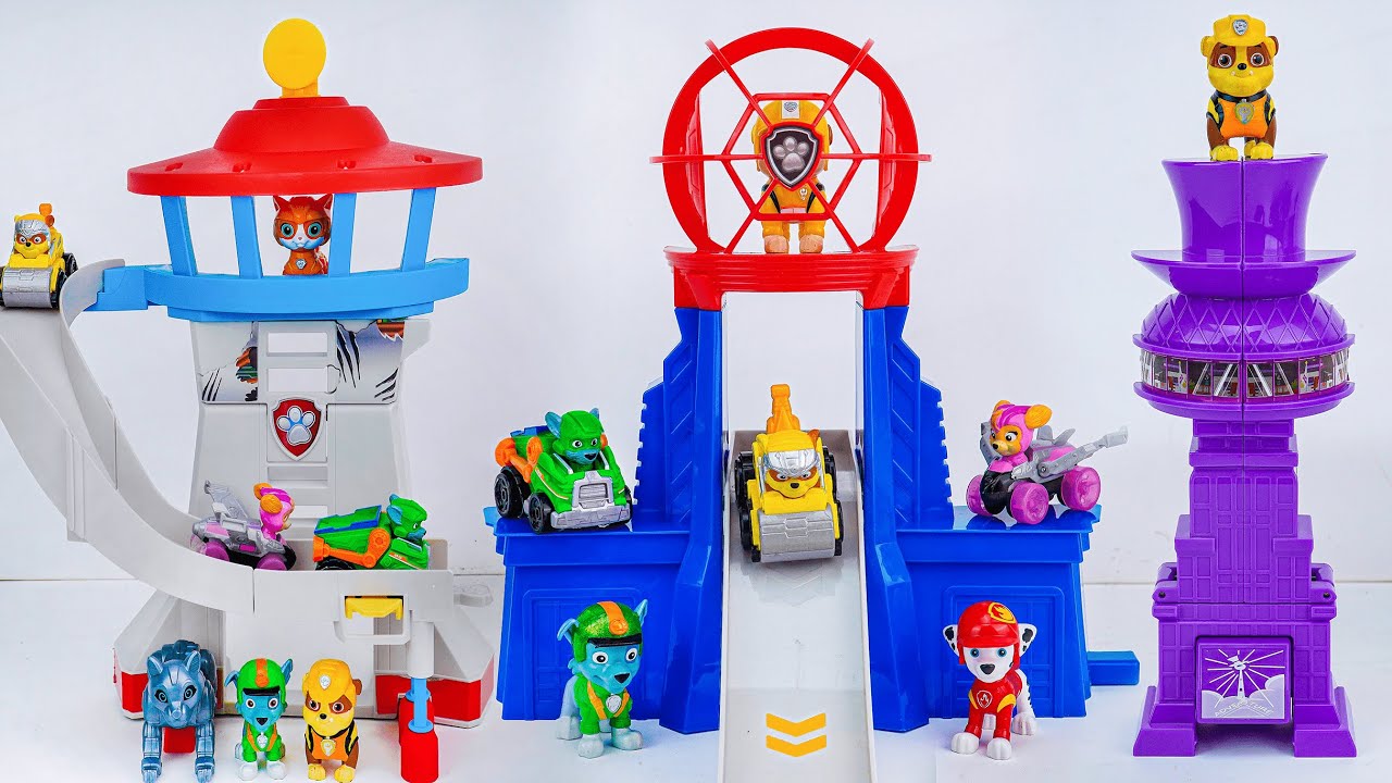 ASMR Unboxing New Paw Patrol Toys 🐶 Ultimate Paw Patrol Three Lookout Tower 🐾 What’s Inside?