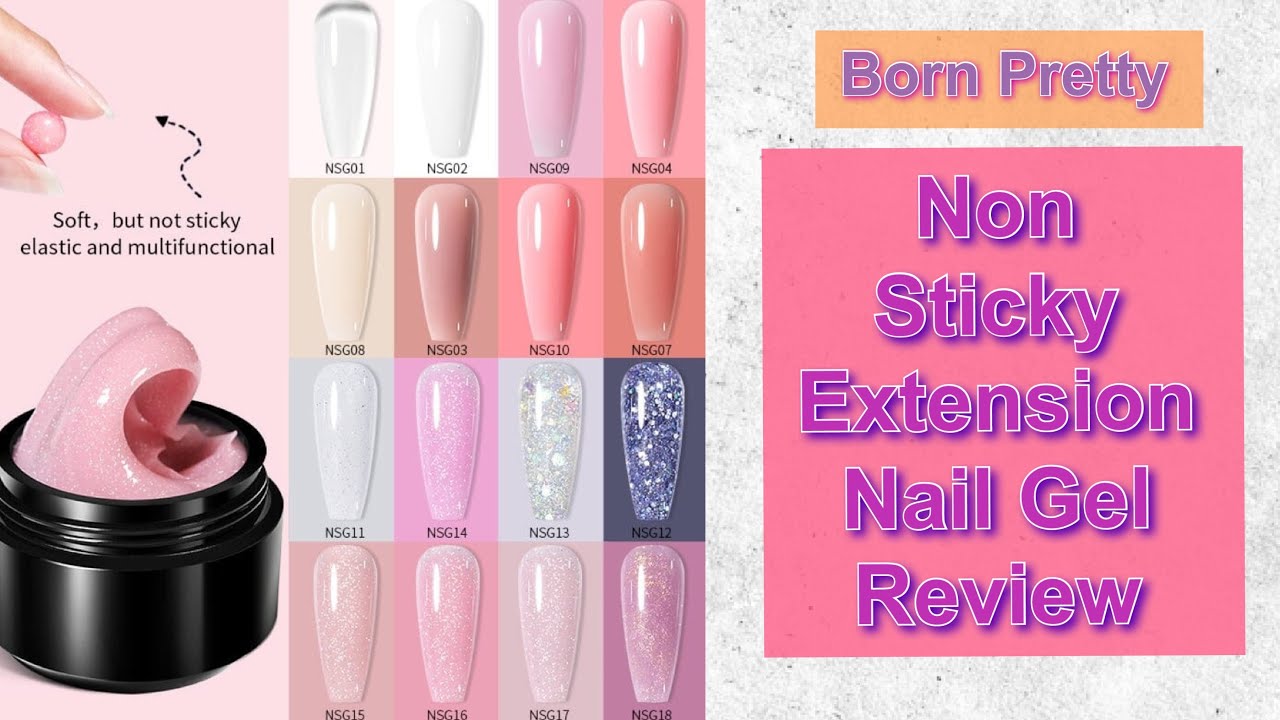 Born Pretty - Non Stick Extension Nail Gel Review || 22% Discount Code MMX20