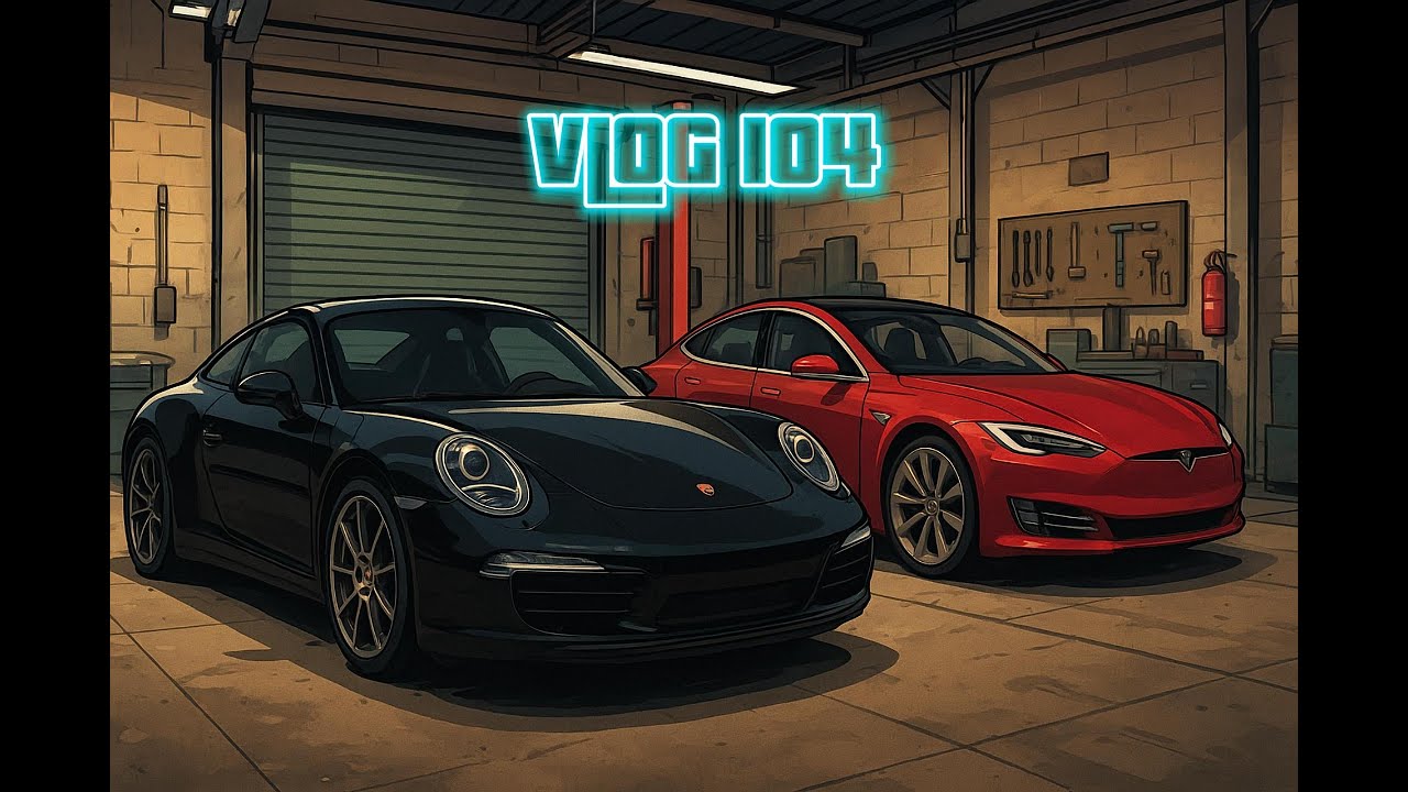 Vlog 104 : Tesla, Porsche et malle arrière Cousti'chips de BMW E36