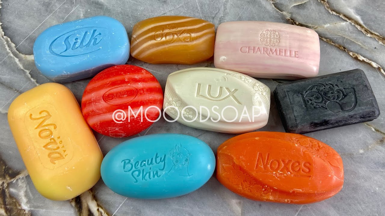 2x cutting soap. Asmr soap. Satisfying video. Help for sleep.