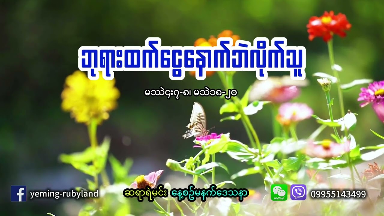ဘုရားထက်ငွေနောက်သာလိုက်ချင်သူ
