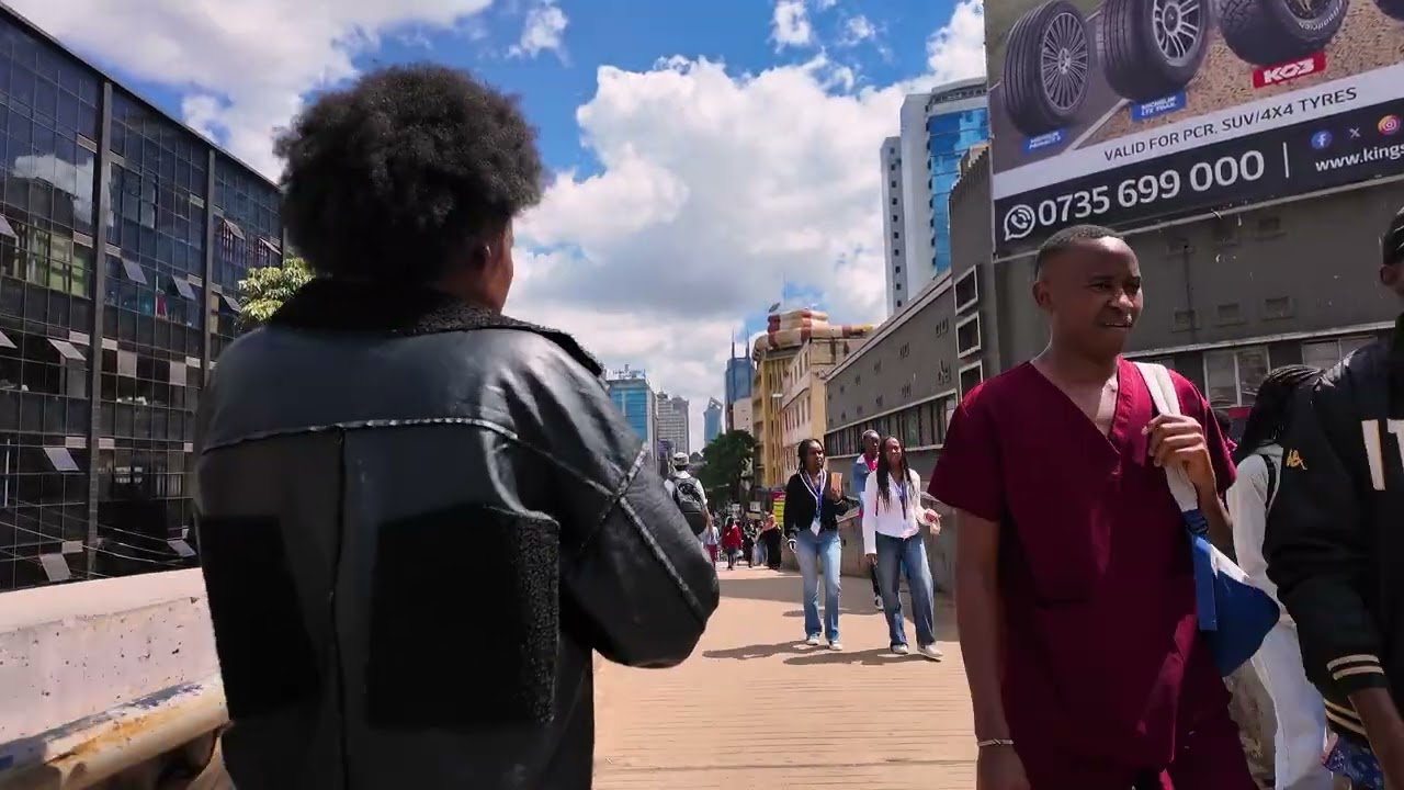Nairobi Business District Walk 4k Authentic experience