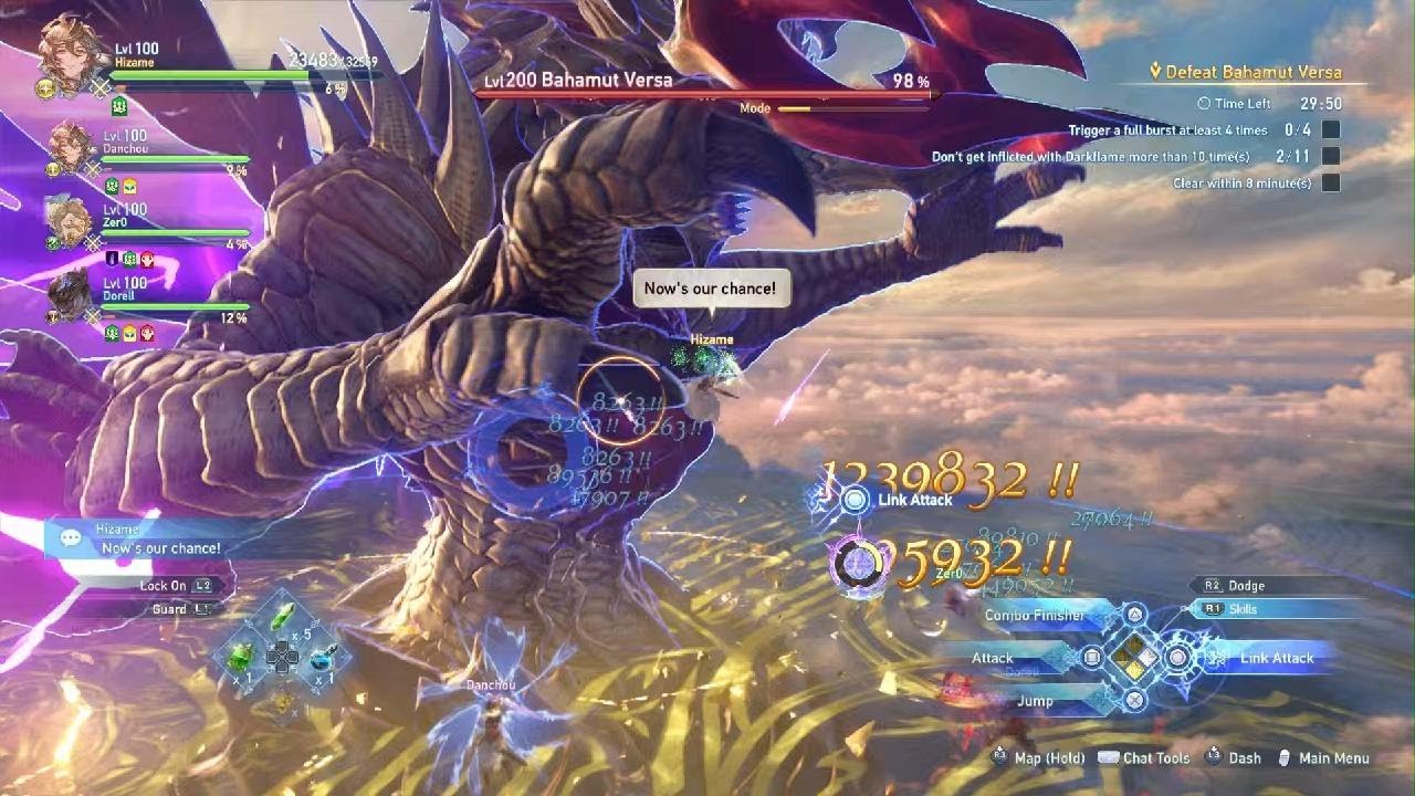 Granblue Fantasy Relink : Dark Swordsman Nightmare - World Bahamut Run - 1:43