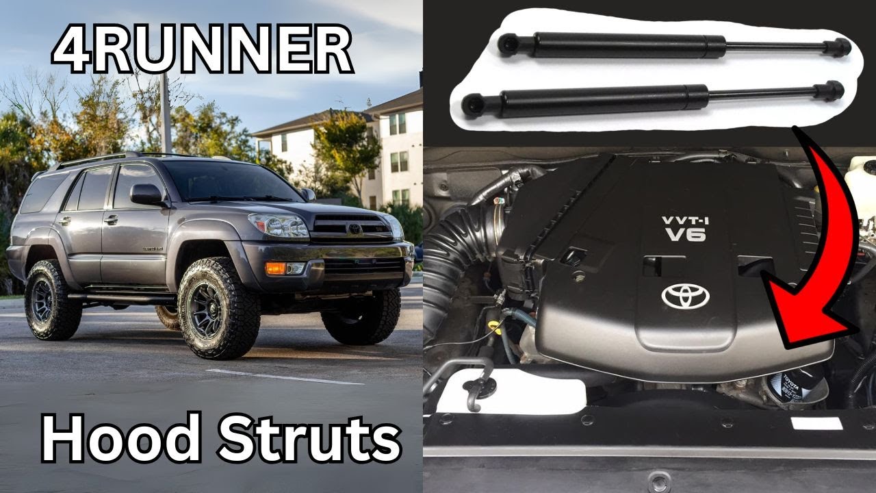 How to Replace Hood Struts Shocks on 4th Gen 4Runner (2003&ndash;2009) DIY Install