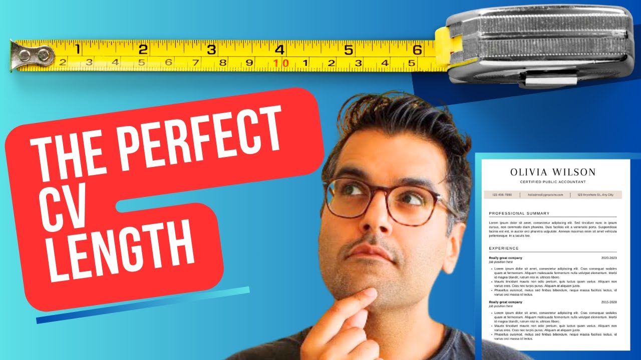 The Perfect CV Length... University of Cambridge Careers Consultant *Reveals*