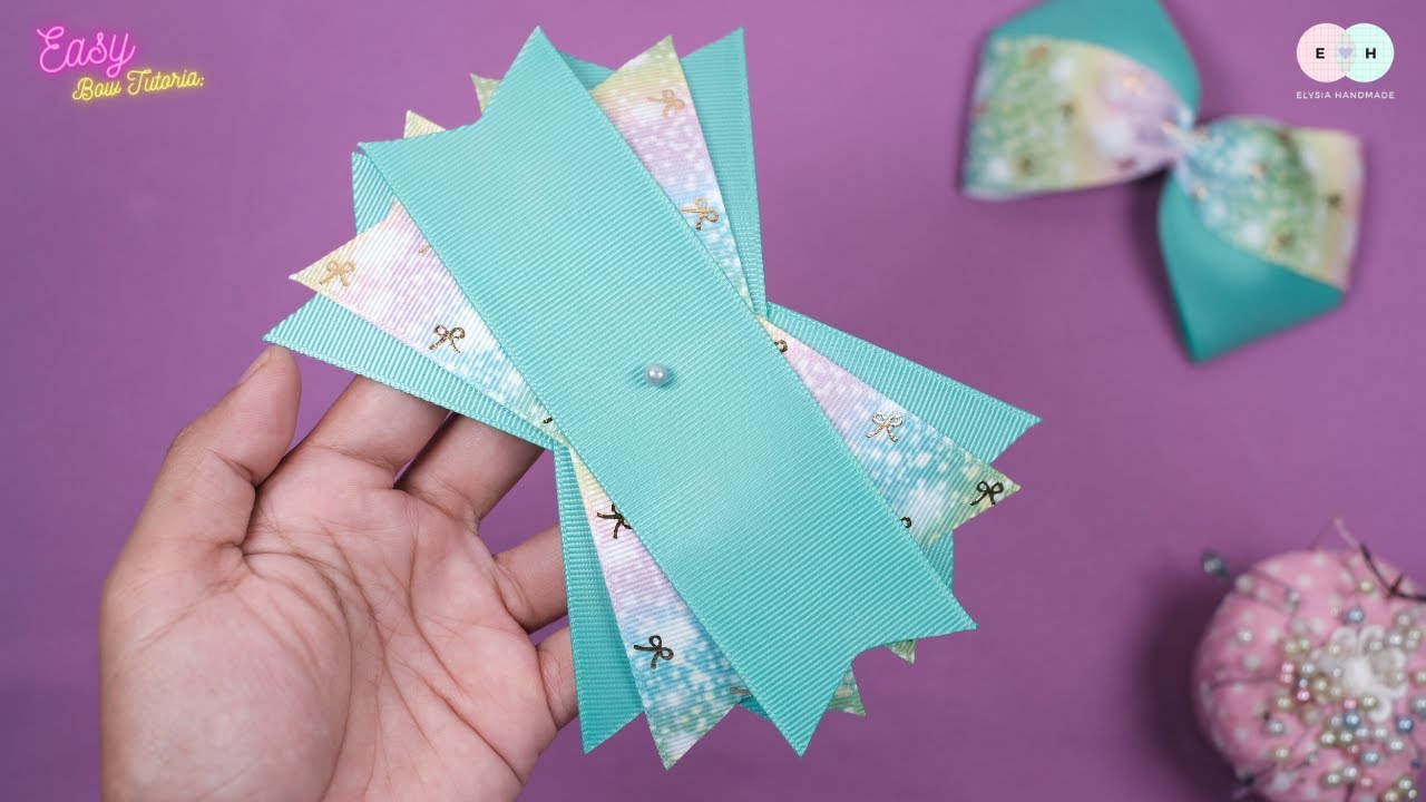 Сочетание трех разных галстуков делает эту связь очень красивой - Elysia Handmade.