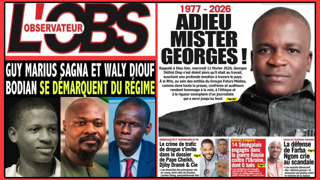 Revue de presse Jeudi 12 février 2026 avec Mame khalifa 